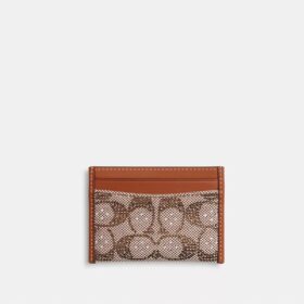 Essential Card Case in Crystal Signature Jacquard