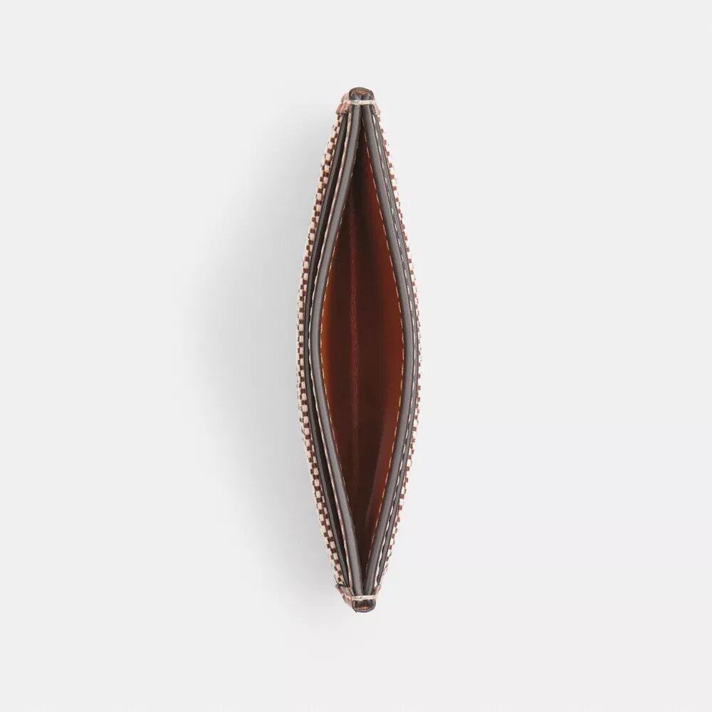 Essential Card Case in Crystal Signature Jacquard