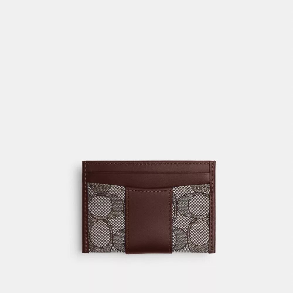 Essential Card Case in Signature Jacquard