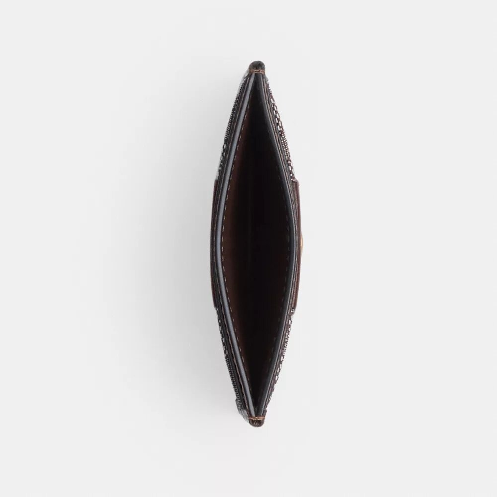 Essential Card Case in Signature Jacquard
