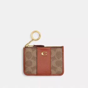 Essential Mini Id Card Case in Signature Canvas