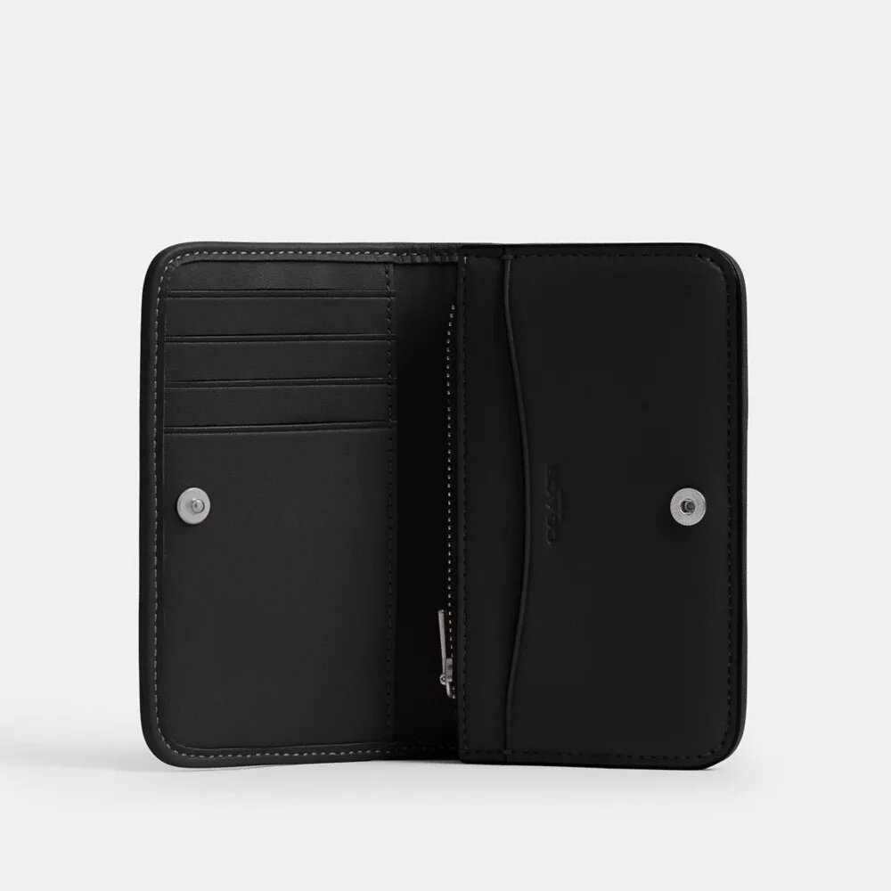 Essential Slim Card Case in Crystal Signature Jacquard
