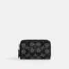 Essential Small Zip Around Card Case in Crystal Signature Jacquard