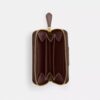 Essential Small Zip Around Card Case in Signature Canvas