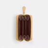 Essential Small Zip Around Card Case in Signature Jacquard