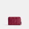 Essential Small Zip Around Card Case with Pillow Quilting