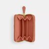 Essential Small Zip Around Card Case with Pillow Quilting