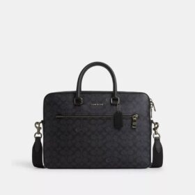 Ethan Slim Brief in Signature Canvas