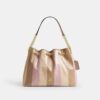 Evelyn Shoulder Bag with Striped Patchwork