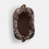Faye Mini Drawstring Bag in Signature Jacquard with Floral Embroidery