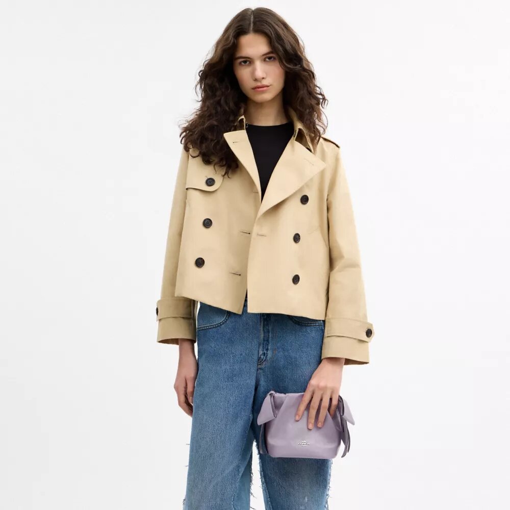 Faye Mini Drawstring Bag with Bows