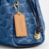 Faye Shoulder Bag in Signature Denim