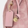 Faye Shoulder Bag in Signature Denim