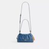 Faye Shoulder Bag in Signature Denim