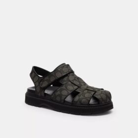 Fisherman Sandal in Signature Jacquard