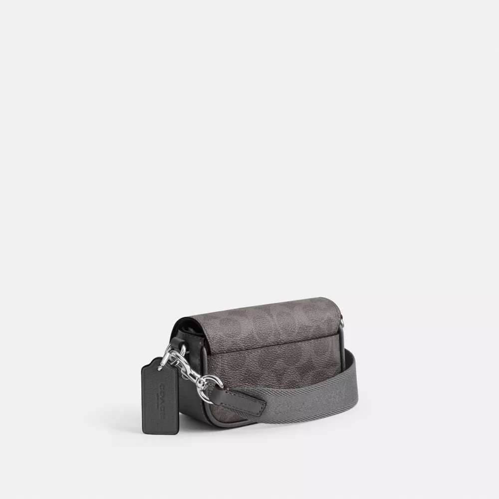Flap Crossbody Bag in Signature Canvas