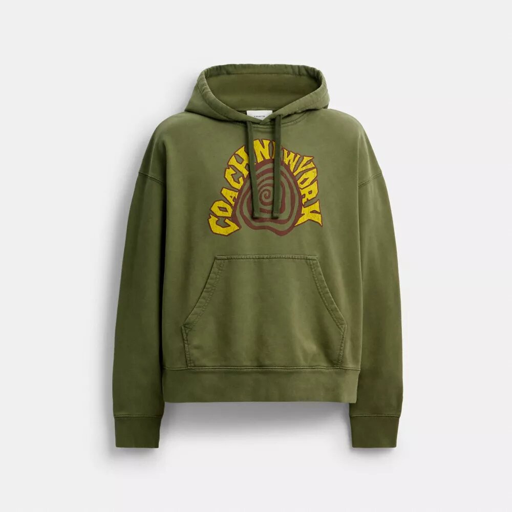 Garment Dyed Spiral Hoodie