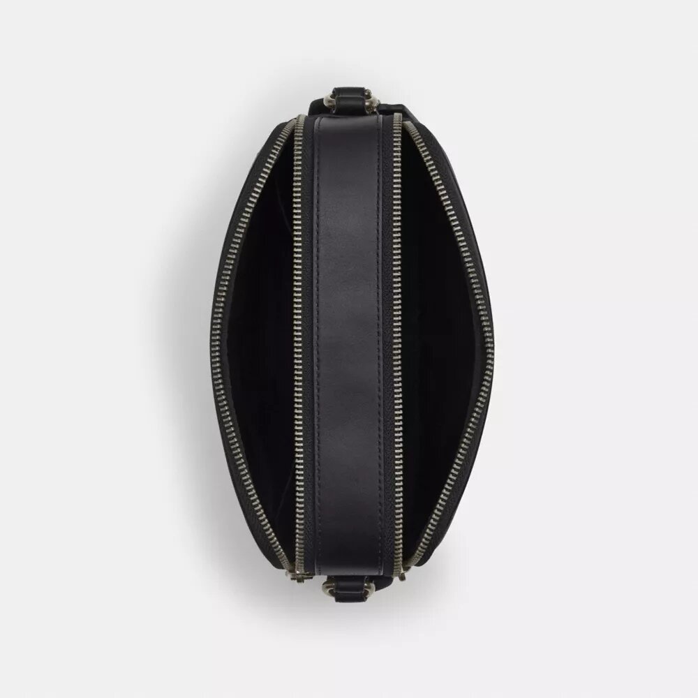 Graham Crossbody Bag in Signature Canvas with Varsity Stripe