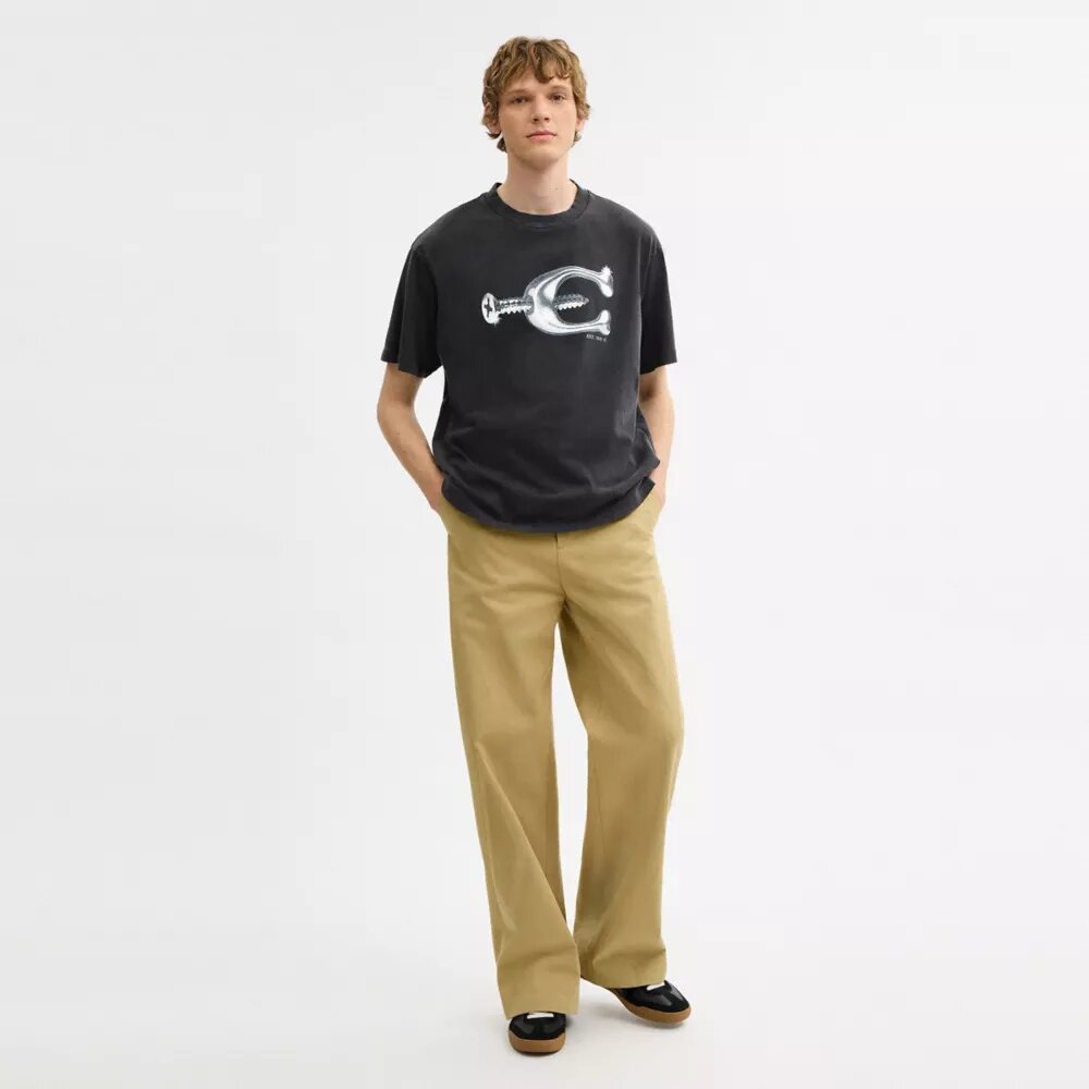 Hardware Relaxed T-Shirt in Organic Cotton