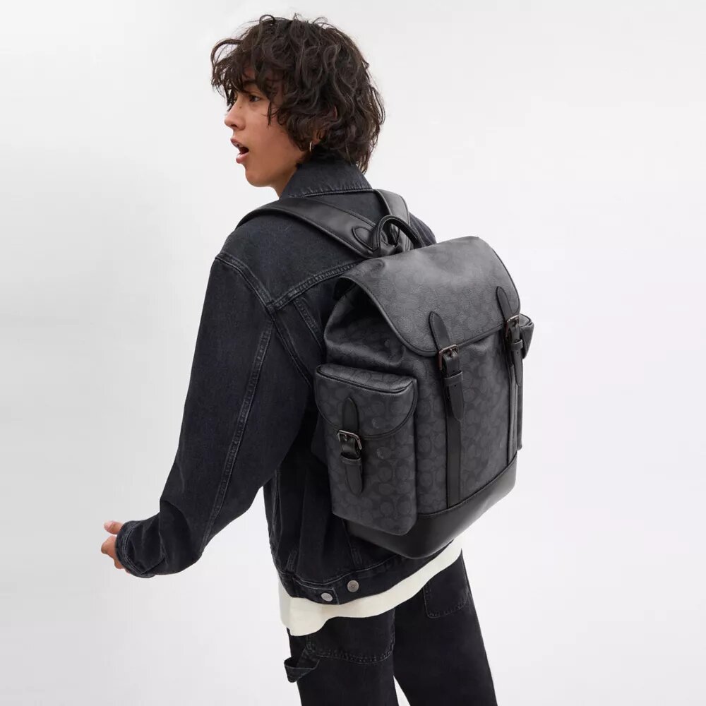 Hitch Backpack in Signature Canvas