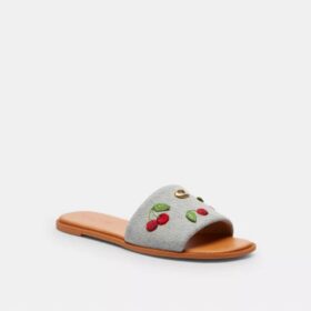 Holly Sandal with Cherries