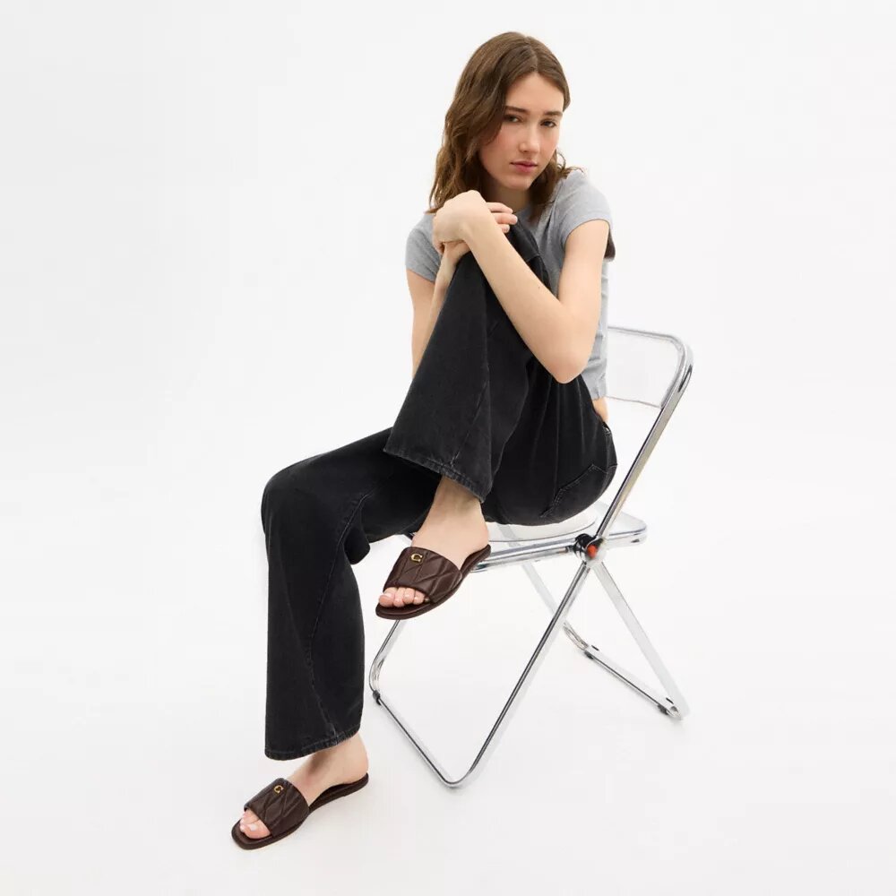 Holly Sandal with Quilting