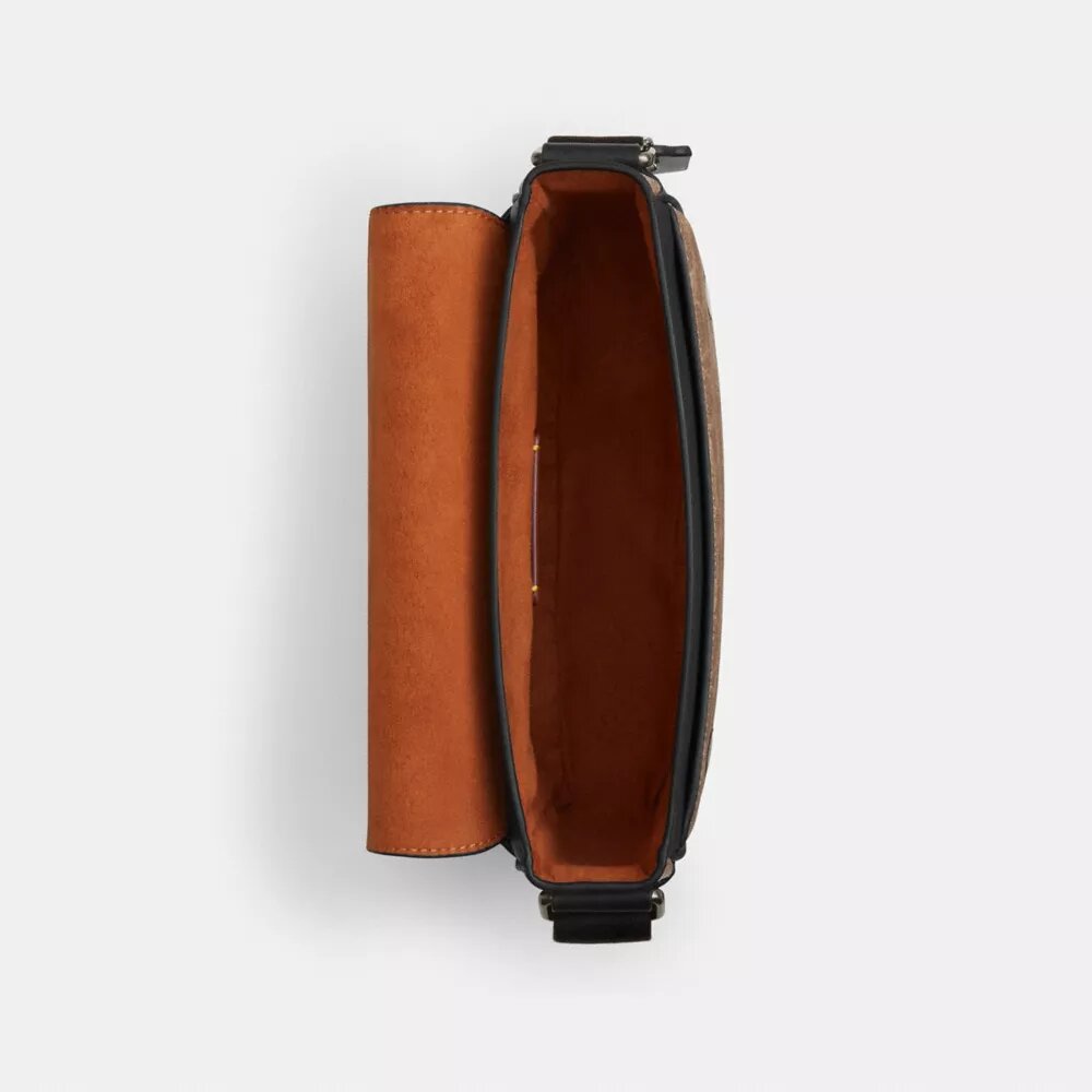 Jack Small Flap Crossbody Bag in Signature Canvas