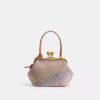 Kisslock Frame Bag 16 in Crystal Signature Jacquard