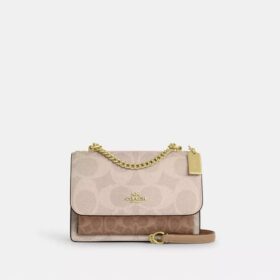 Klare Crossbody Bag in Blocked Signature Canvas