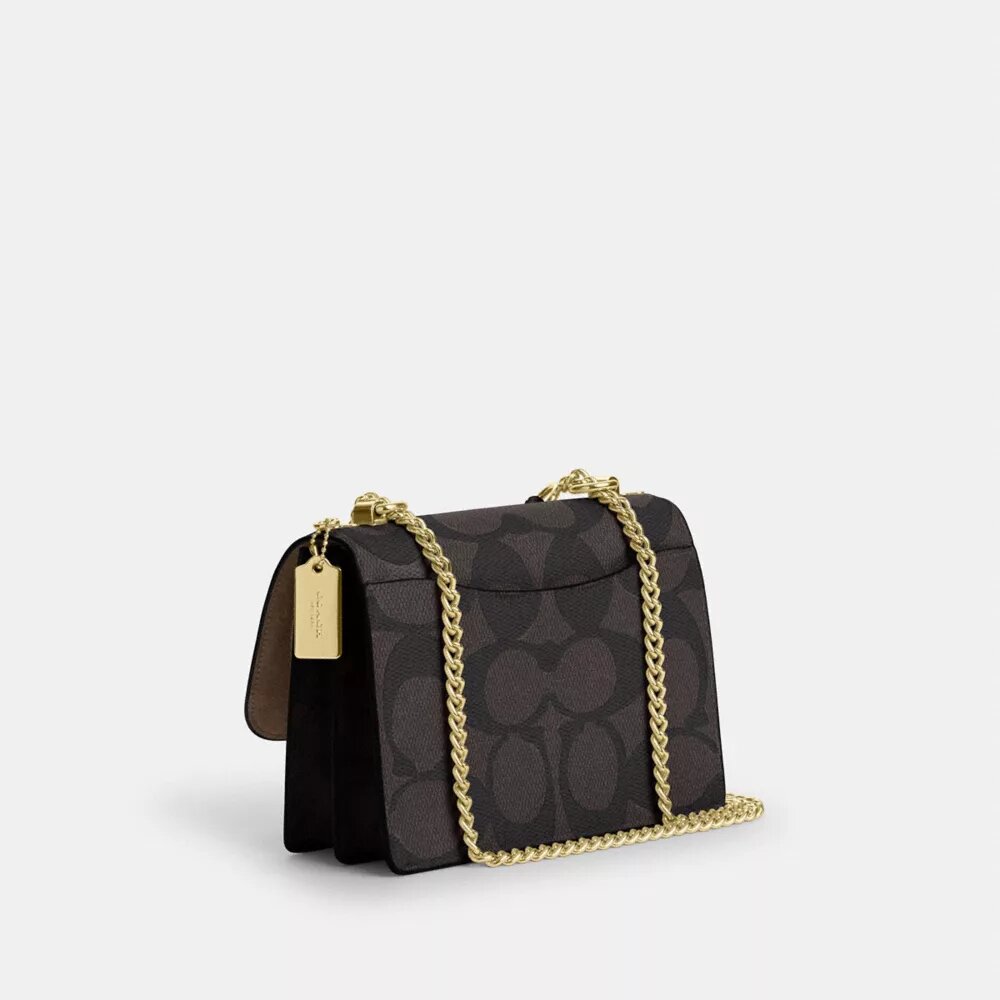 Klare Crossbody Bag in Blocked Signature Canvas
