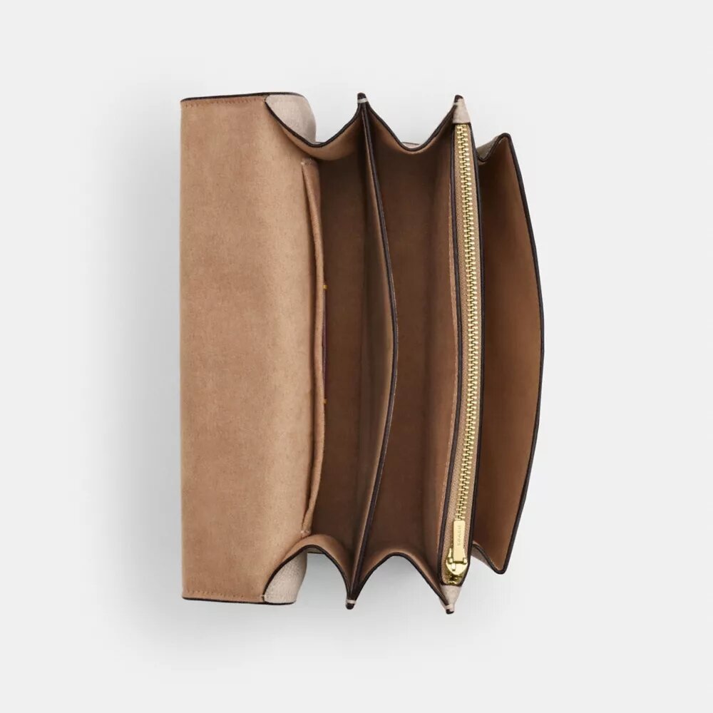 Klare Crossbody Bag in Blocked Signature Canvas