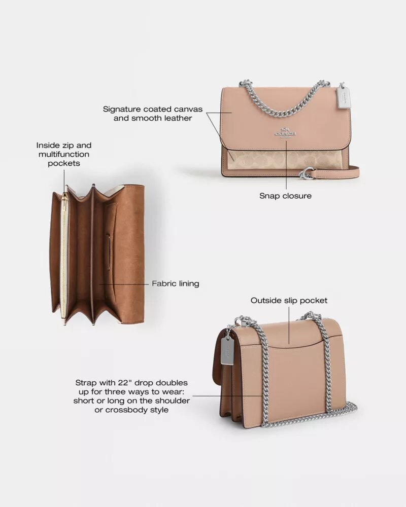 Klare Crossbody Bag in Signature Canvas
