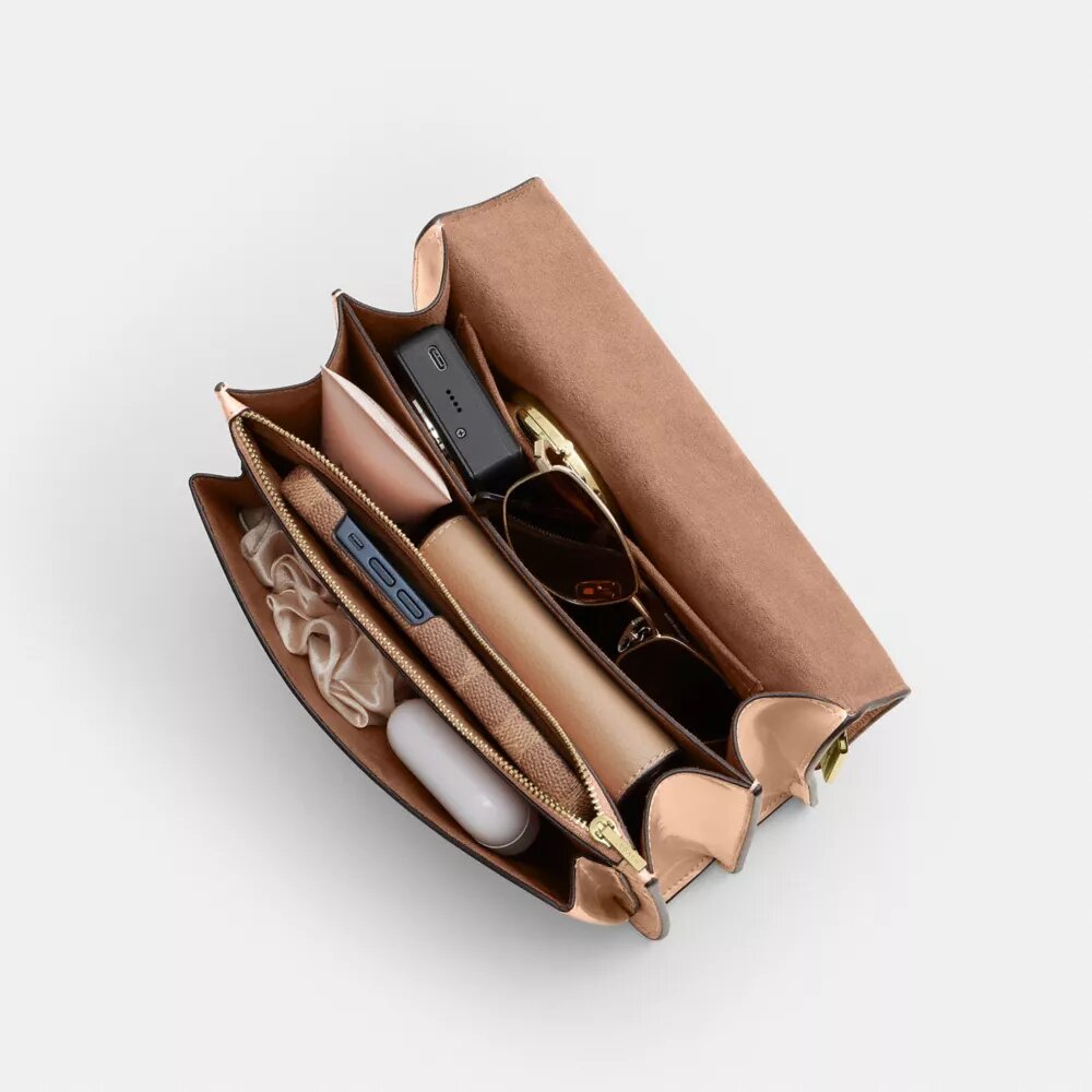 Klare Crossbody Bag in Signature Leather