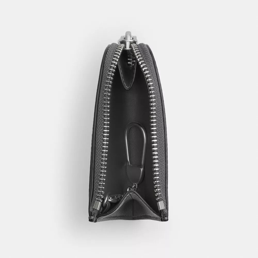 L-Zip Key Case in Signature Canvas