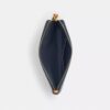 Large Corner Zip Wristlet in Signature Denim