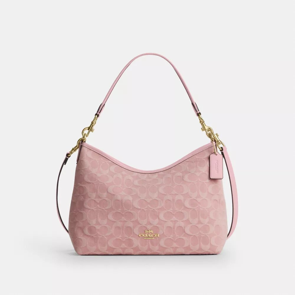 Laurel Shoulder Bag in Signature Denim