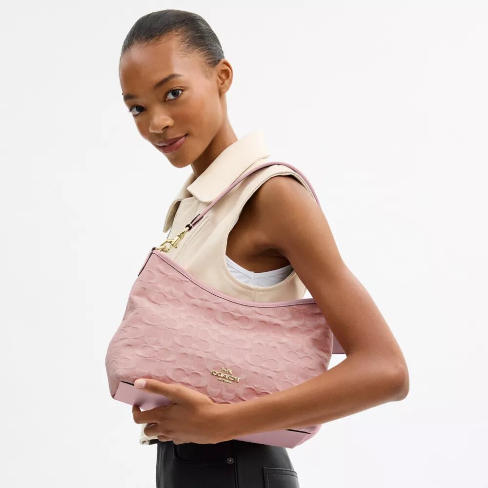 Laurel Shoulder Bag in Signature Denim