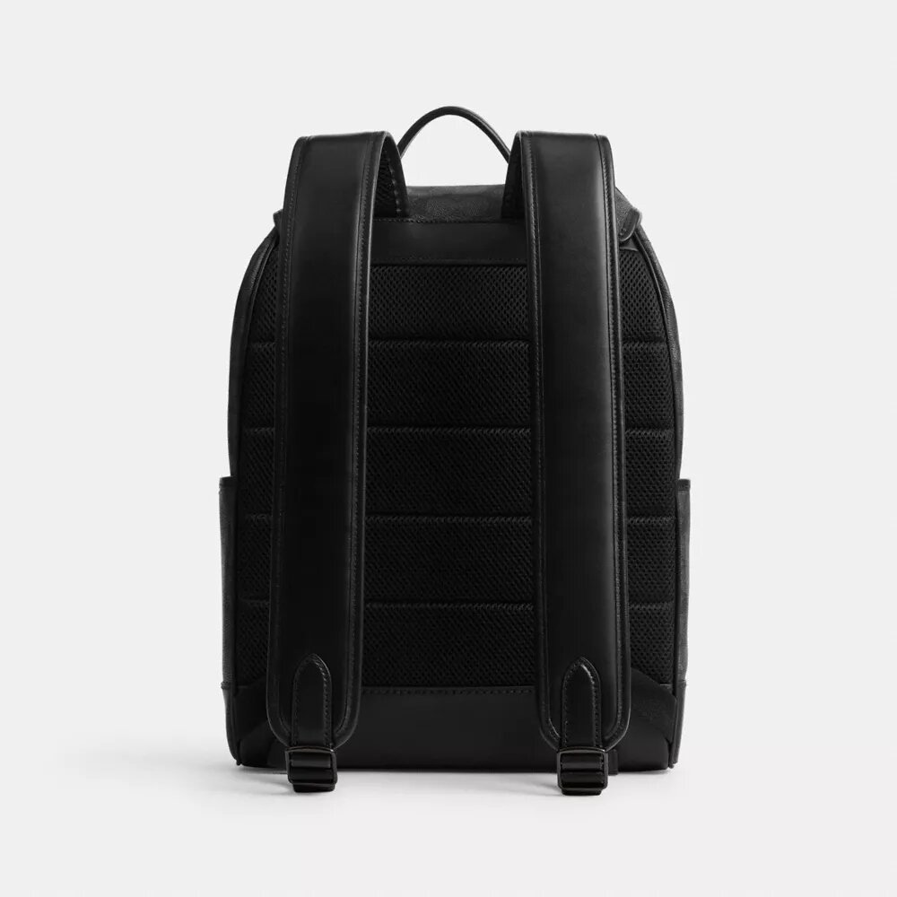 League Flap Backpack in Signature Canvas