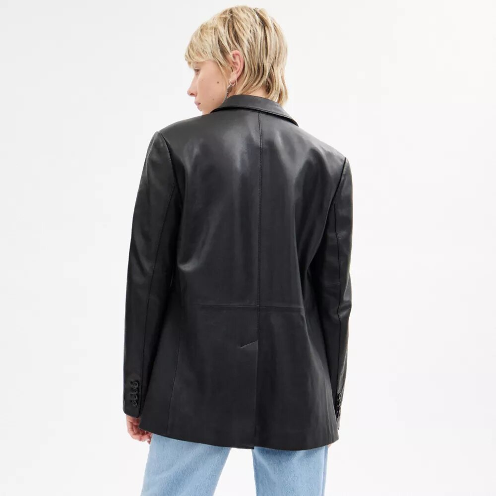 Leather Blazer