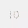 Linked C Small Hoop Earrings