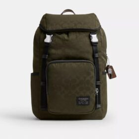 Logan Backpack in Signature Nylon
