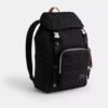 Logan Backpack in Signature Nylon with Charms