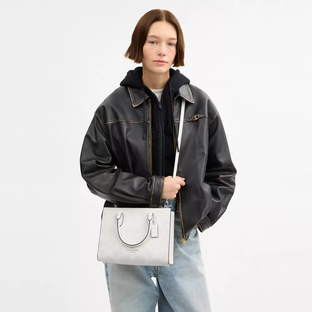 Maggie Small Tote Bag in Signature Canvas