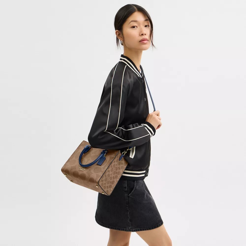 Maggie Small Tote Bag in Signature Canvas