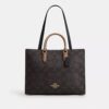 Maggie Tote Bag in Blocked Signature Canvas