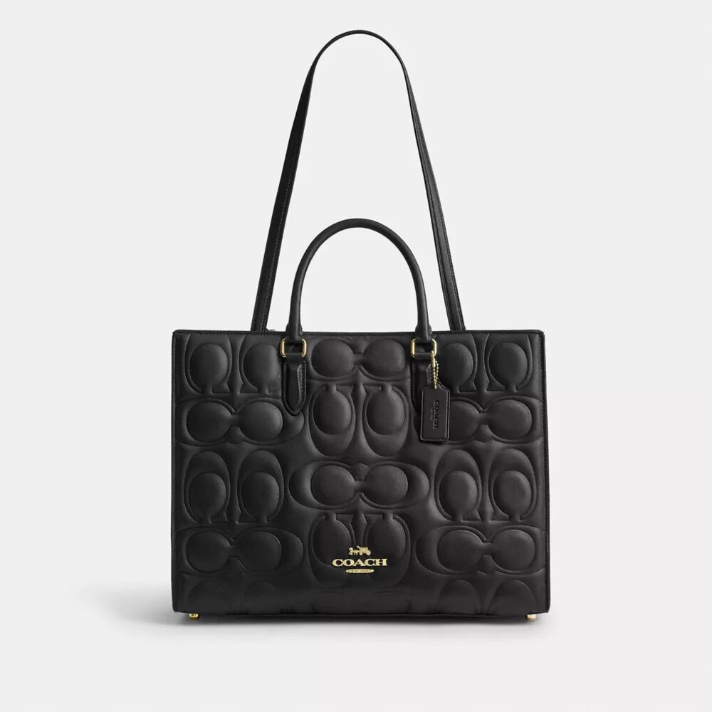Maggie Tote Bag in Signature Leather