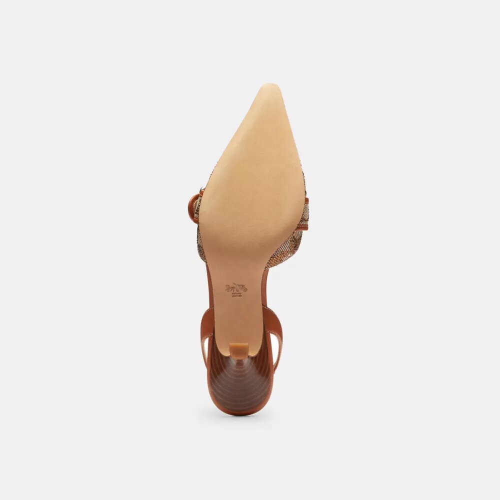 Margot Slingback in Crystal Signature Jacquard