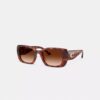 Maxi Sculpted C Oversized Rectangle Sunglasses