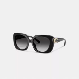 Maxi Sculpted C Oversized Square Sunglasses