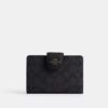 Medium Corner Zip Wallet in Signature Canvas